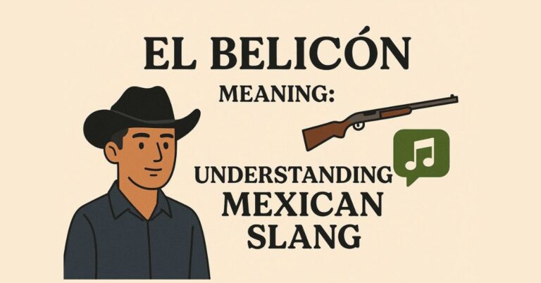 El Belicon Meaning: Understanding Mexican Slang