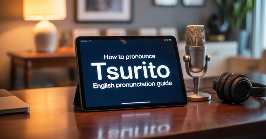 How to Pronounce Tsurito - English Pronunciation Guide