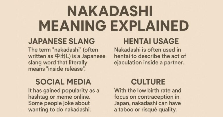 Nakadashi Meaning Explained: Japanese Slang, Hentai Usage, Social Media & Culture