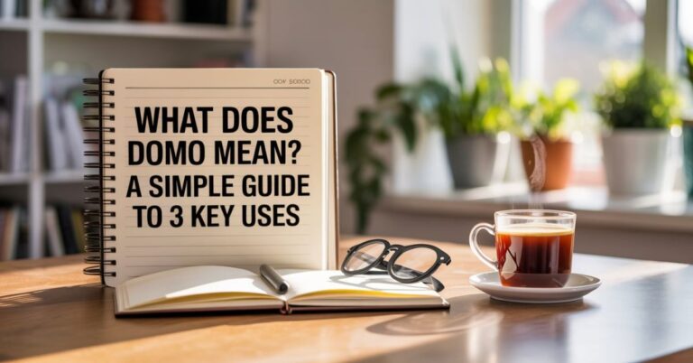 What Does Domo Mean? A Simple Guide to 3 Key Uses