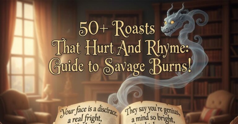50+ Roasts That Hurt And Rhyme: Guide to Savage Burns!