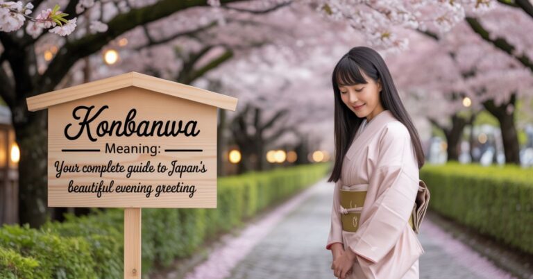 Konbanwa Meaning: Your Complete Guide to Japan's Beautiful Evening Greeting