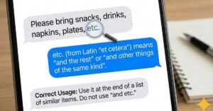 ETC Meaning in Text: What Does It Really Mean and How to Use It Correctly