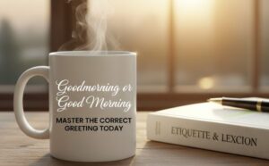 Goodmorning or Good Morning: Master the Correct Greeting Today