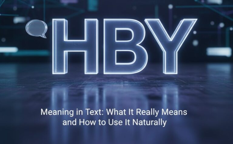 HBY Meaning in Text: What It Really Means and How to Use It Naturally
