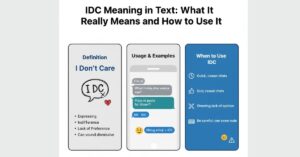 IDC Meaning in Text: What It Really Means and How to Use It