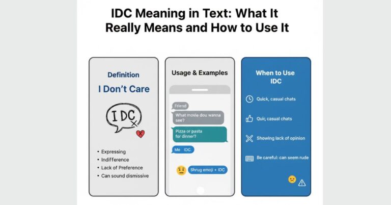 IDC Meaning in Text: What It Really Means and How to Use It
