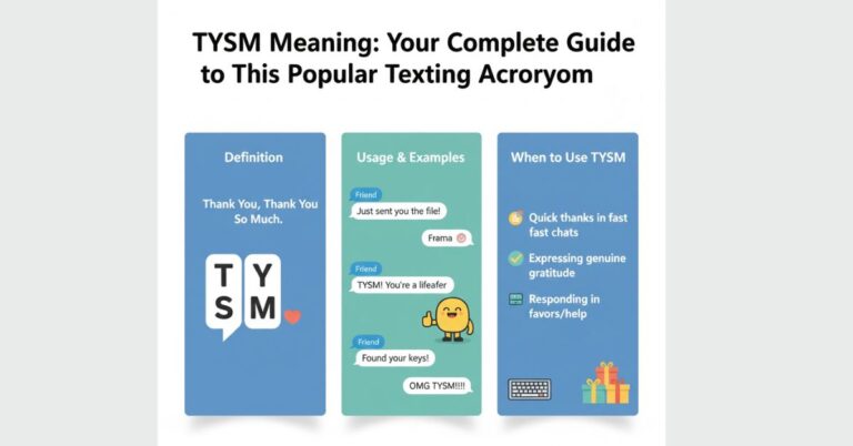 TYSM Meaning: Your Complete Guide to This Popular Texting Acronym