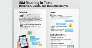 IDM Meaning in Text: Definition, Usage, and Best Alternatives