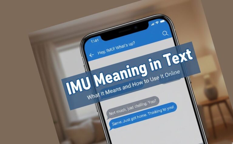 IMU Meaning in Text: What It Means and How to Use It Online