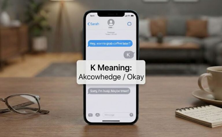 K Meaning in Text: What Does “K” Really Mean in Chats & Social Media?