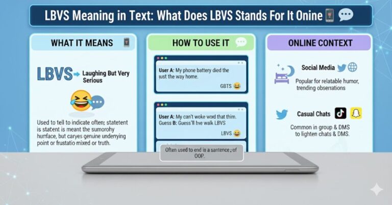 LBVS Meaning in Text: What Does LBVS Stand For?