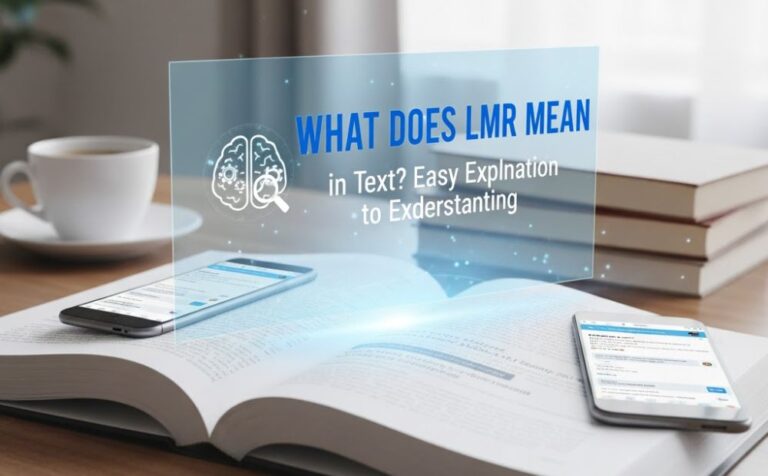 What Does LMR Mean in Text? Easy Explanation