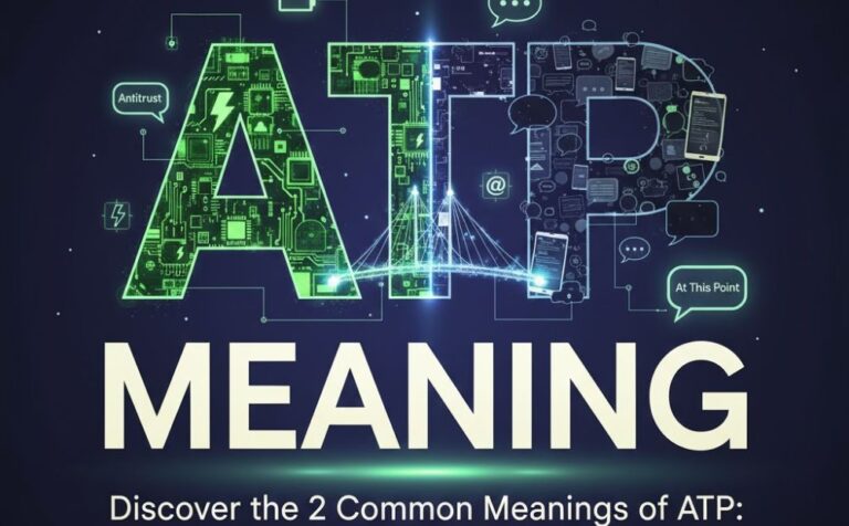 ATP Meaning – Discover the 2 common meaning of ATP: in slang and in texts