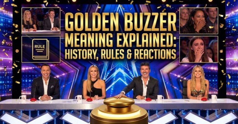 Golden Buzzer Meaning Explained: History, Rules & Reactions