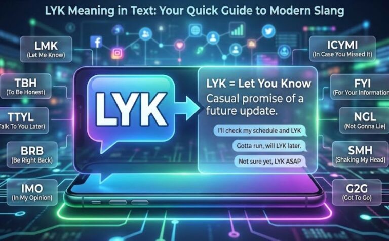 LYK Meaning in Text: Your Quick Guide to Modern Slang