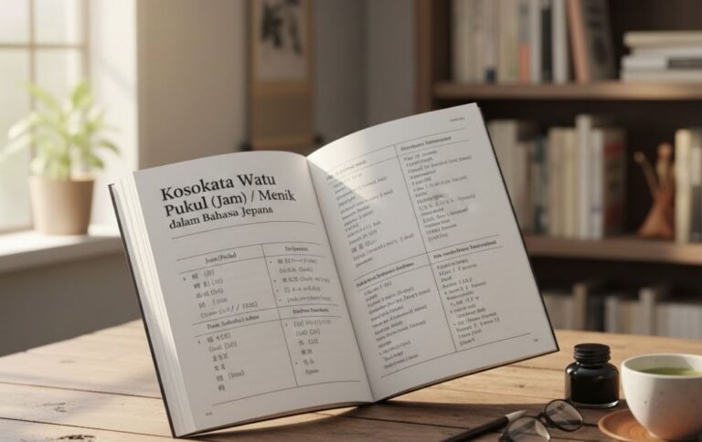 Kosakata Waktu Pukul (Jam) / Menit / Detik dalam Bahasa Jepang