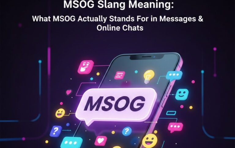 MSOG Slang Meaning: What MSOG Actually Stands For in Messages & Online Chats