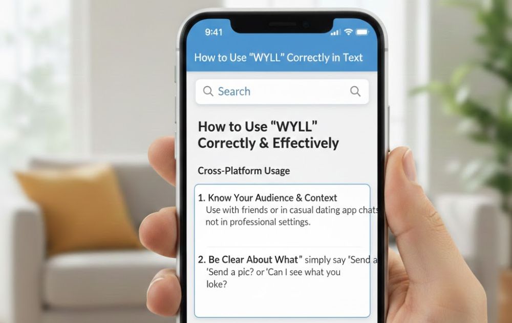 How to Use “WYLL” Correctly in Text