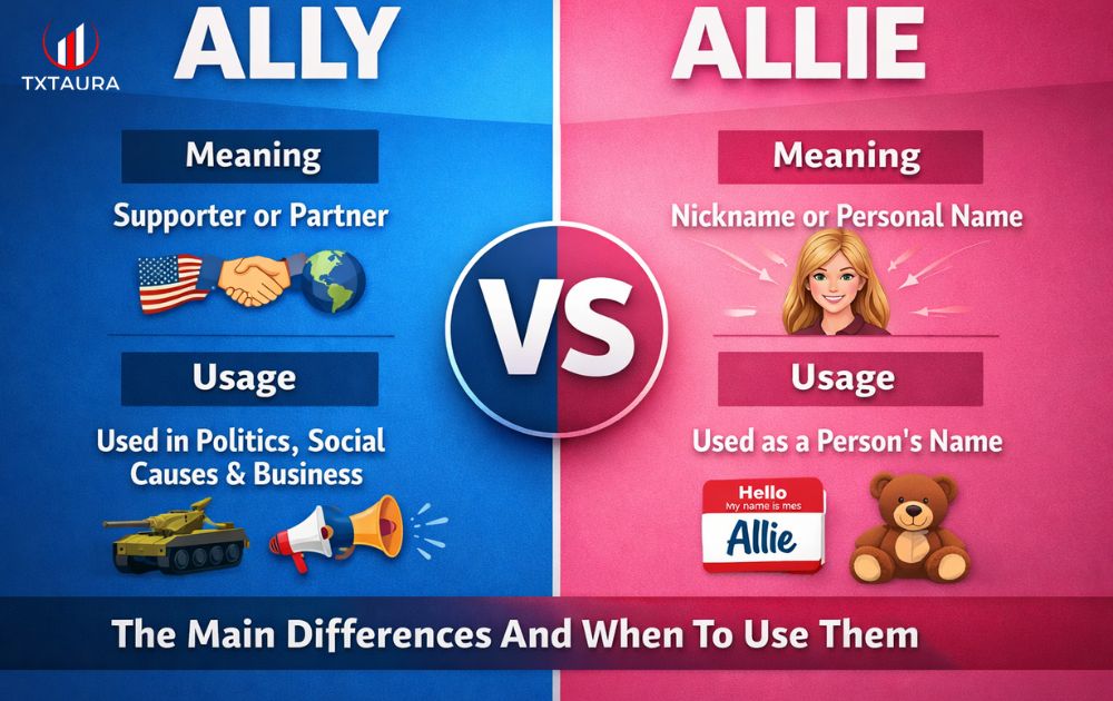 Ally vs Allie: The Main Differences And When To Use Them