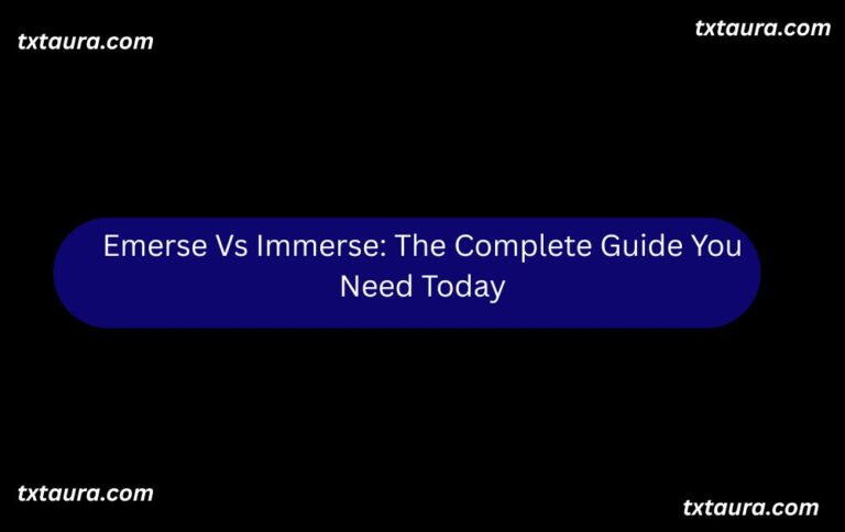 Emerse Vs Immerse: The Complete Guide You Need Today