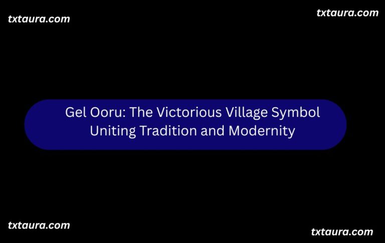 Gel Ooru: The Victorious Village Symbol Uniting Tradition and Modernity